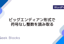 read_big_endian() – ビッグエンディアン形式で符号なし整数を読み取る